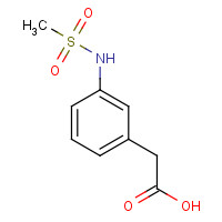1047724-24-2 {3-[(Methylsulfonyl)amino]phenyl}acetic acid chemical structure