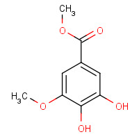 3934-86-9 3,4-Dihydroxy-5-methoxybenzoic acid methyl ester chemical structure