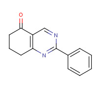 21599-31-5 2-Phenyl-5,6,7,8-tetrahydroquinazolin-5-one chemical structure