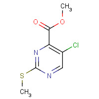 79686-03-6 methyl 5-chloro-2-methylthiopyrimidine-4-carboxylate chemical structure