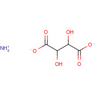 3095-65-6 AMMONIUM HYDROGEN TARTRATE chemical structure