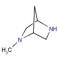 59436-77-0 (1R,4R)-2-methyl-2,5-diazabicyclo[2.2.1]heptane chemical structure