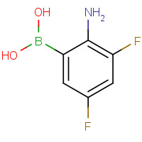 1072952-15-8 (2-Amino-3,5-difluorophenyl)boronic acid chemical structure