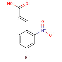 20357-30-6 (2E)-3-(4-Bromo-2-nitrophenyl)acrylic acid chemical structure
