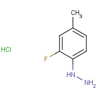 5052-05-1 (2-Fluoro-4-methylphenyl)hydrazine hydrochloride chemical structure