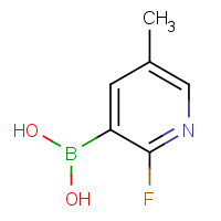 1072952-45-4 (2-Fluoro-5-methylpyridin-3-yl)boronic acid chemical structure