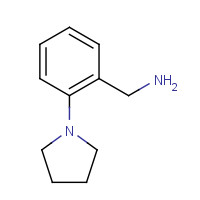 72752-53-5 (2-PYRROLIDIN-1-YLPHENYL)METHYLAMINE chemical structure