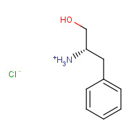 58852-38-3 (2S)-1-Hydroxy-3-phenyl-2-propanaminium chloride chemical structure