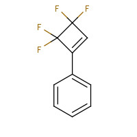 313-28-0 (3,3,4,4-Tetrafluorocyclobut-1-en-1-yl)benzene chemical structure