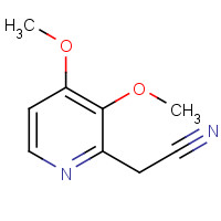 854278-84-5 (3,4-Dimethoxy-2-pyridinyl)acetonitrile chemical structure