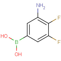 1072952-10-3 (3-Amino-4,5-difluorophenyl)boronic acid chemical structure