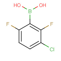 1031226-45-5 (3-Chloro-2,6-difluorophenyl)boronic acid chemical structure