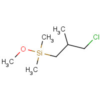18244-08-1 (3-Chloro-2-methylpropyl)(methoxy)dimethylsilane chemical structure