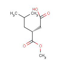 130165-76-3 (3R)-3-(Methoxycarbonyl)-5-methylhexanoic acid chemical structure
