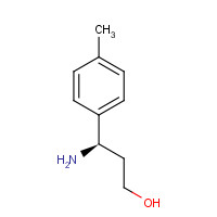 1071436-36-6 (3R)-3-Amino-3-(4-methylphenyl)propan-1-ol chemical structure