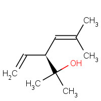35671-15-9 (3S)-2,5-Dimethyl-3-vinyl-4-hexen-2-ol chemical structure