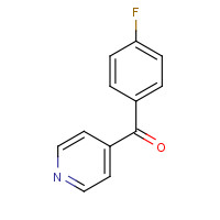 41538-36-7 (4-fluorophenyl)(pyridin-4-yl)methanone chemical structure