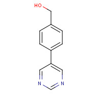 198084-13-8 (4-pyrimidin-5-ylphenyl)methanol chemical structure