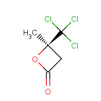 93239-42-0 (4R)-4-Methyl-4-(trichloromethyl)-2-oxetanone chemical structure