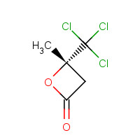 93206-60-1 (4S)-4-Methyl-4-(trichloromethyl)-2-oxetanone chemical structure