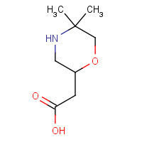180863-28-9 (5,5-Dimethyl-2-morpholinyl)essigs?ure chemical structure