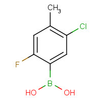 1072952-42-1 (5-Chloro-2-fluoro-4-methylphenyl)boronic acid chemical structure