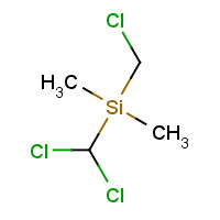 18171-70-5 (Chloromethyl)(dichloromethyl)dimethylsilane chemical structure