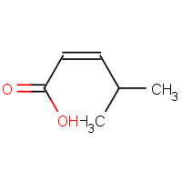 1775-44-6 (Z)-4-Methyl-2-pentenoic acid chemical structure