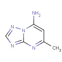 33376-96-4 [1,2,4]triazolo[1,5-a]pyrimidin-7-amine, 5-methyl- chemical structure