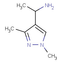 911788-36-8 1-(1,3-dimethyl-1H-pyrazol-4-yl)ethanamine chemical structure