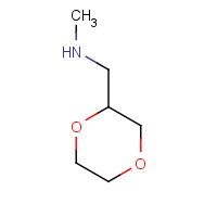 264254-04-8 1-(1,4-Dioxan-2-yl)-N-methylmethanamine chemical structure