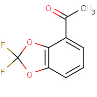 126120-83-0 1-(2,2-Difluoro-1,3-benzodioxol-4-yl)ethanone chemical structure