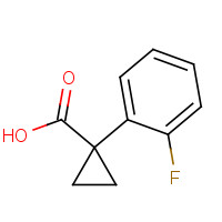 306298-00-0 1-(2-fluorophenyl)cyclopropanecarboxylic acid chemical structure