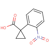 422280-53-3 1-(2-Nitrophenyl)cyclopropanecarboxylic acid chemical structure