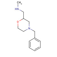 126645-75-8 1-(4-Benzylmorpholin-2-yl)-N-methylmethanamine chemical structure