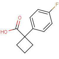 151157-46-9 1-(4-fluorophenyl)cyclobutanecarboxylic acid chemical structure