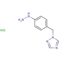 154748-67-1 1-(4-Hydrazinobenzyl)-1H-1,2,4-triazole hydrochloride chemical structure