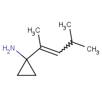 885268-27-9 1-(4-Methyl-2-penten-2-yl)cyclopropanamine chemical structure