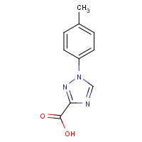 1020253-51-3 1-(4-Methylphenyl)-1H-1,2,4-triazole-3-carboxylic acid chemical structure