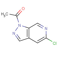 76006-04-7 1-(5-Chloro-1H-pyrazolo[3,4-c]pyridin-1-yl)ethanone chemical structure