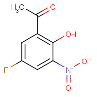 70978-39-1 1-(5-Fluoro-2-hydroxy-3-nitrophenyl)ethanone chemical structure