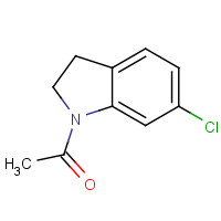 68748-67-4 1-(6-Chloro-2,3-dihydro-1H-indol-1-yl)ethanone chemical structure