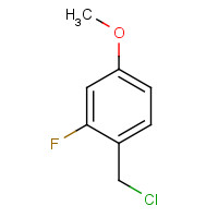 331-63-5 1-(Chloromethyl)-2-fluoro-4-methoxybenzene chemical structure