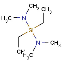 33287-52-4 1,1-Diethyl-N,N,N',N'-tetramethylsilanediamine chemical structure