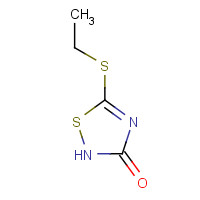 56409-44-0 1,2,4-Thiadiazol-3-ol, 5-(ethylthio)- chemical structure