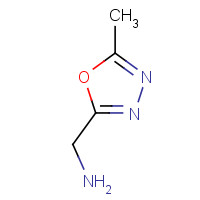 125295-22-9 1,3,4-oxadiazole-2-methanamine, 5-methyl- chemical structure