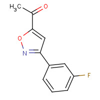 889938-99-2 1-[3-(3-Fluorophenyl)-1,2-oxazol-5-yl]ethanone chemical structure