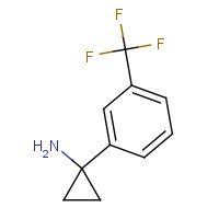 503417-34-3 1-[3-(Trifluormethyl)phenyl]cyclopropanamin chemical structure