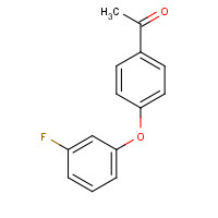 86897-02-1 1-[4-(3-Fluorophenoxy)phenyl]ethanone chemical structure