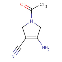 2125-74-8 1-Acetyl-3-amino-4-cyano-3-pyrroline chemical structure